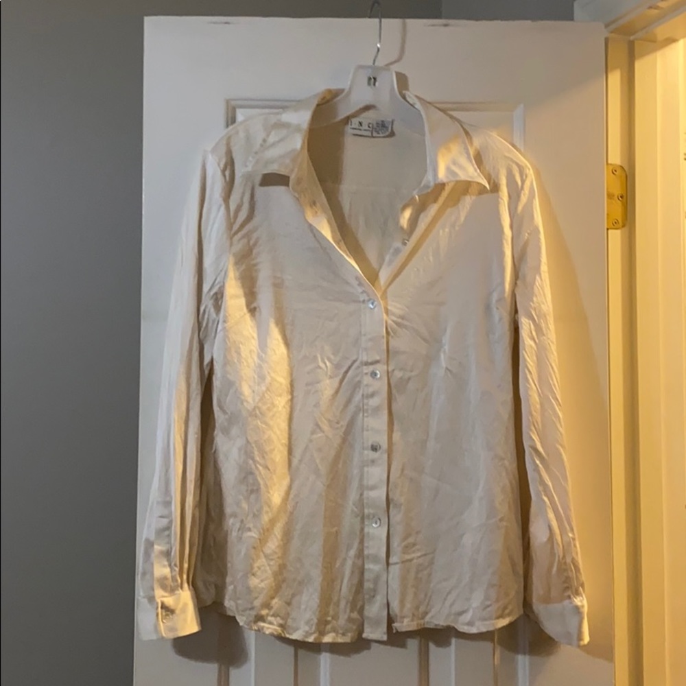 Silk Button Down Shirt